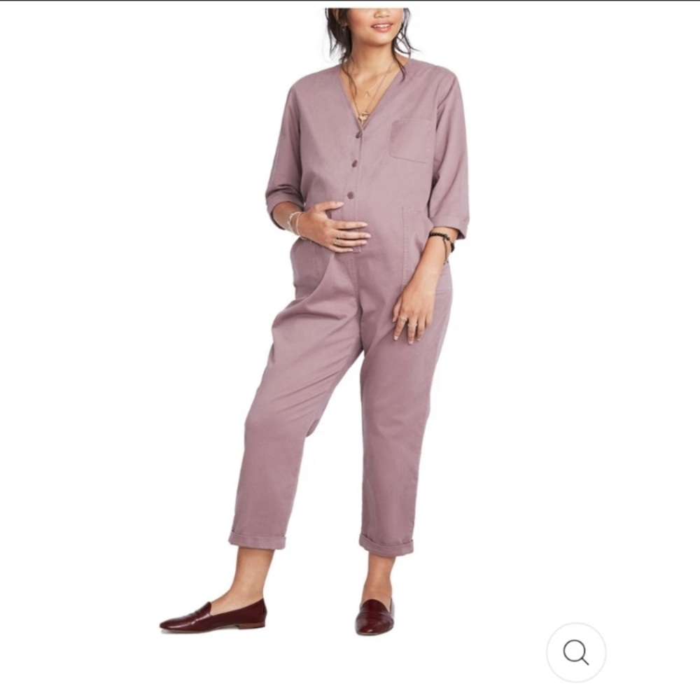 Hatch Maternity Holly Jumper Mauve NWOT 2
